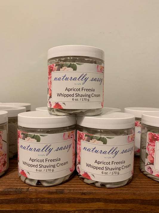 Apricot Freesia Whipped Shaving Cream