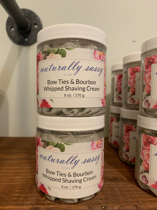 Bow Ties & Bourbon Whipped Shaving Cream