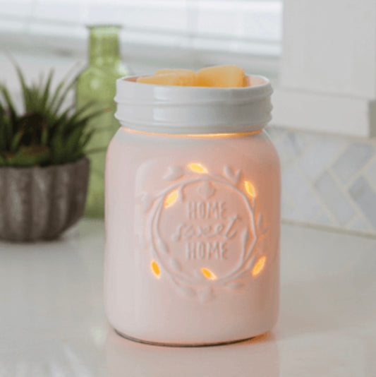 Home Sweet Home Mason Jar Wax Warmer