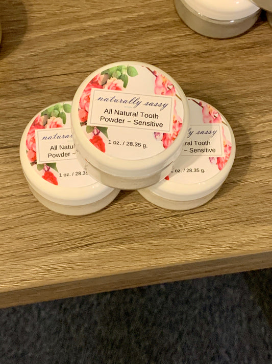 All Natural Tooth Powder ~ Sensitive