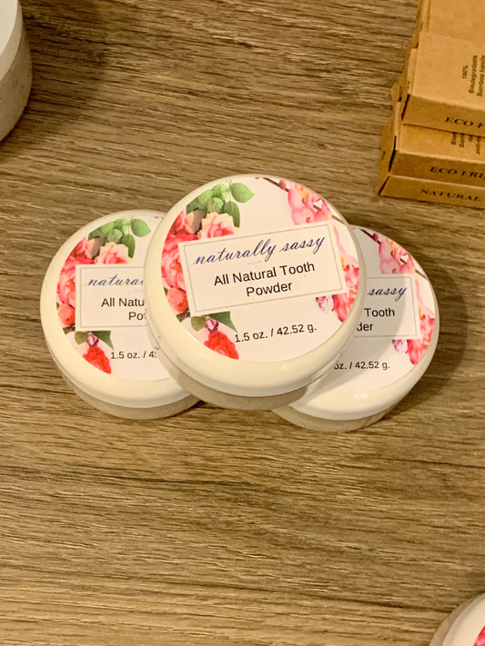 All Natural Tooth Powder
