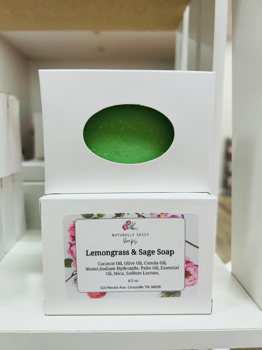 Lemongrass and Sage Soap