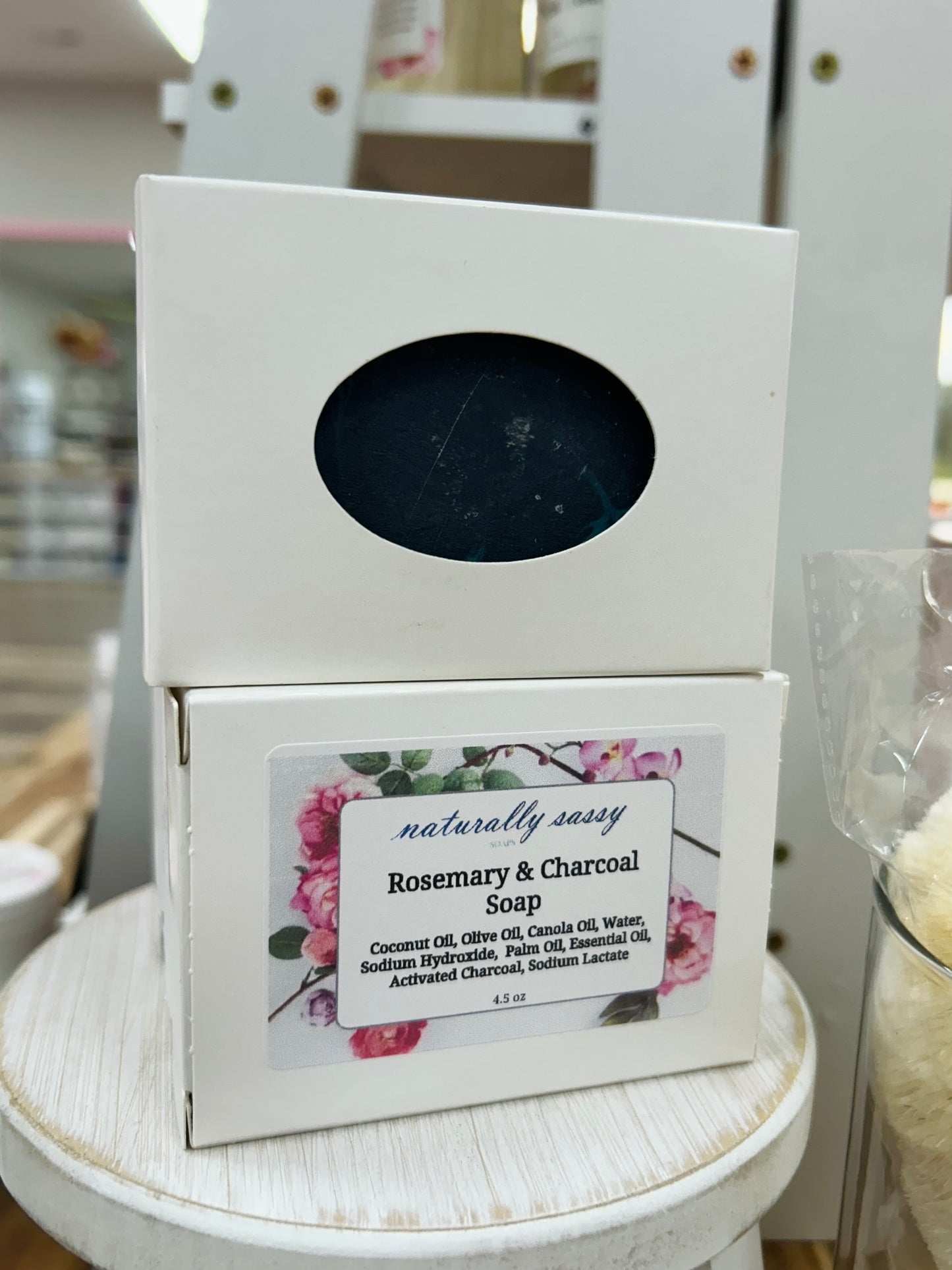 Rosemary and Charcoal Facial Soap