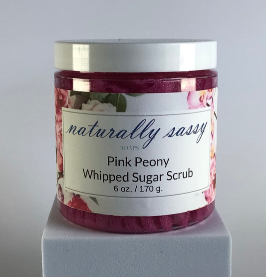 Pink Peony Whipped Sugar Scrub