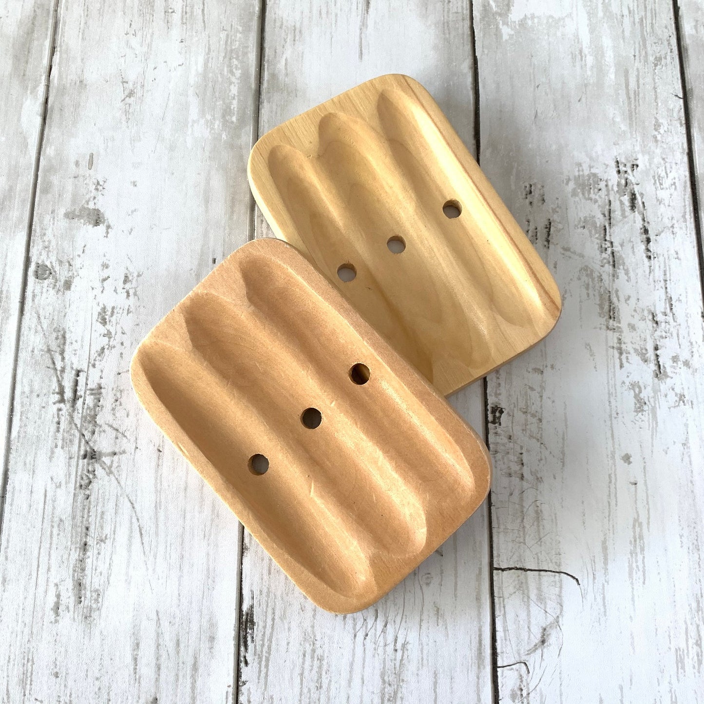 Wooden Soap Dish - Wide