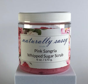 Pink Sangria Whipped Sugar Scrub