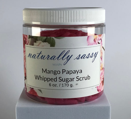 Mango Papaya Whipped Sugar Scrub