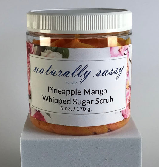 Pineapple Mango Whipped Sugar Scrub