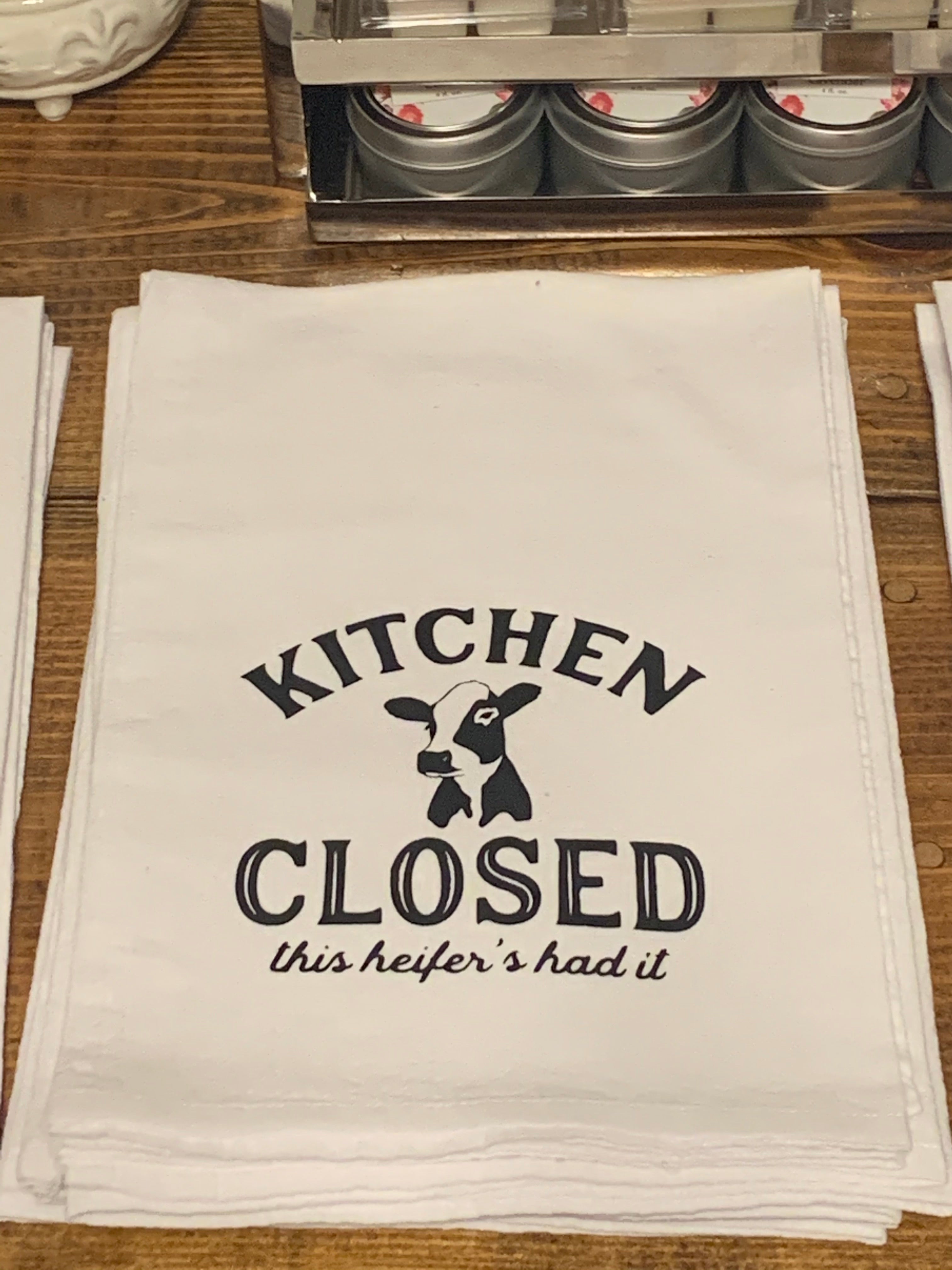 Kitchen Closed Tea Towel