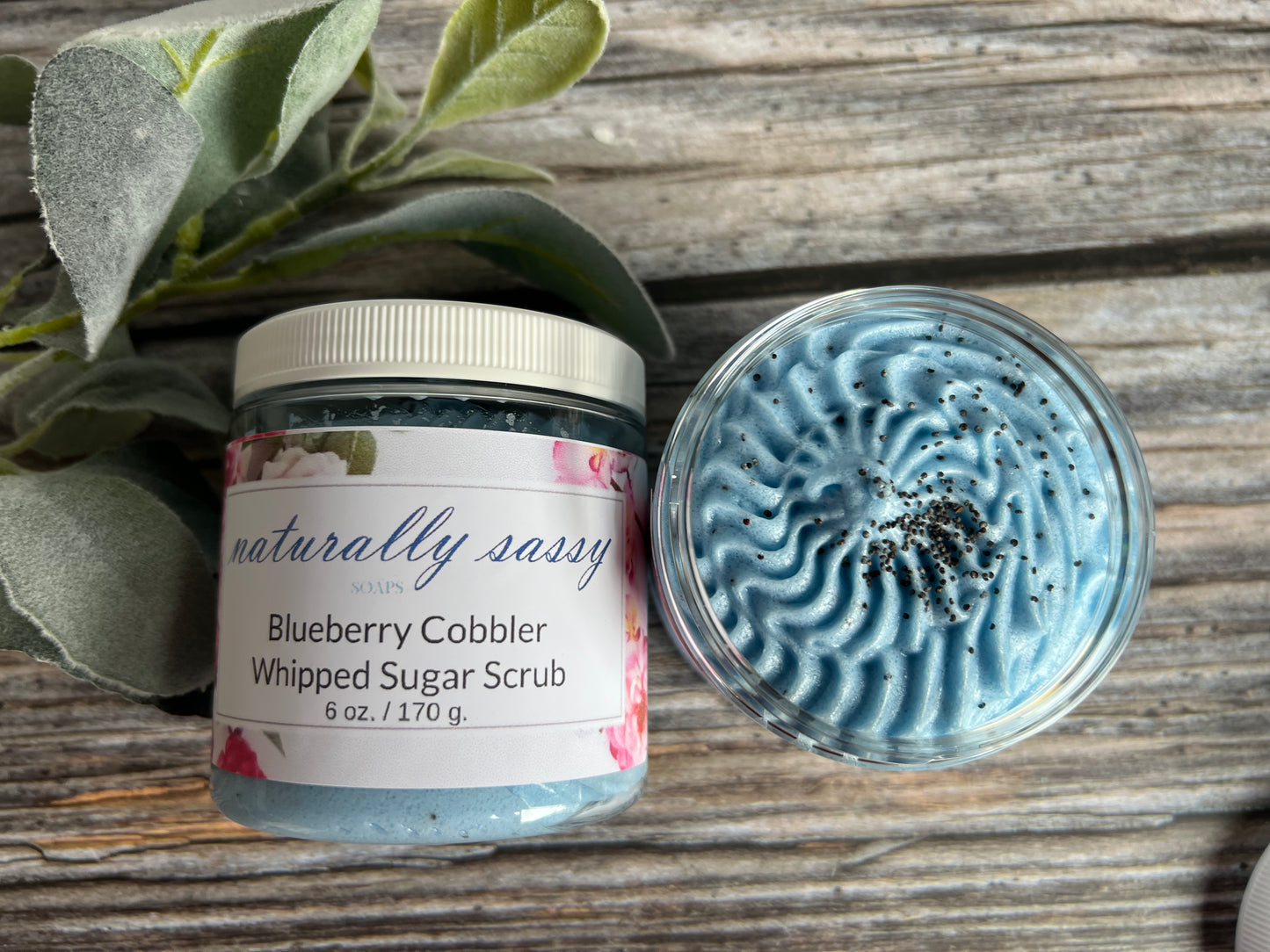 Blueberry Clobber Whipped Sugar Scrub